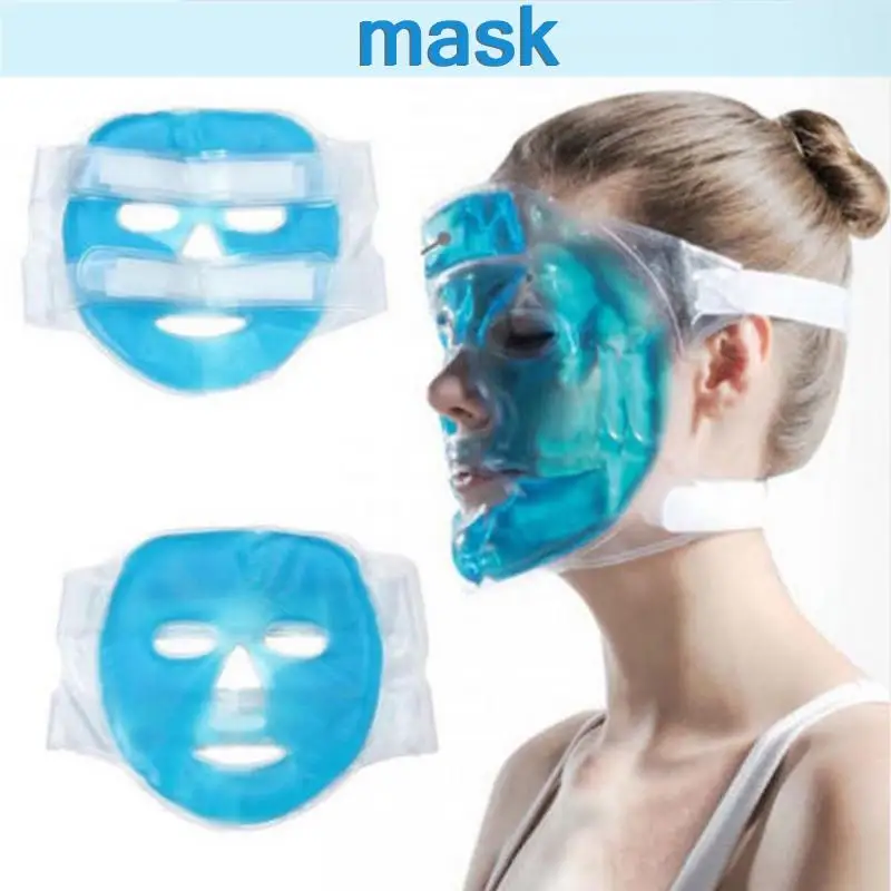 1 шт. холодная гелевая маска для лица ледяной компресс Синяя Маска всего