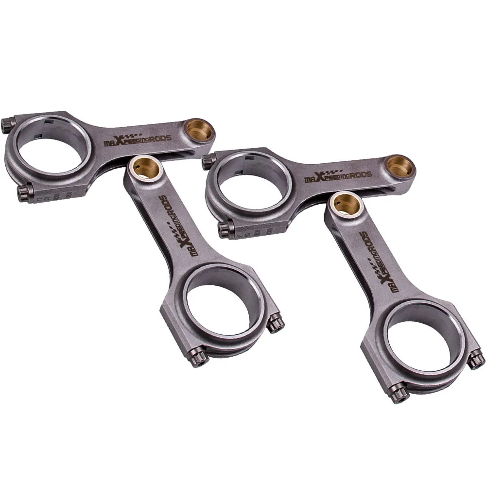 4pcs Connecting Rods ARP Bolts Kit For Mitsubishi Eclipse Laser Evo 4 - 9 4G63 Forged 4340 Conrod pleuel Bielle 150mm rod
4pcs Connecting Rods ARP Bolts Kit For Mitsubishi Eclipse Laser Evo 4 - 9 4G63 Forged 4340 Conrod pleuel Bielle 150mm rod