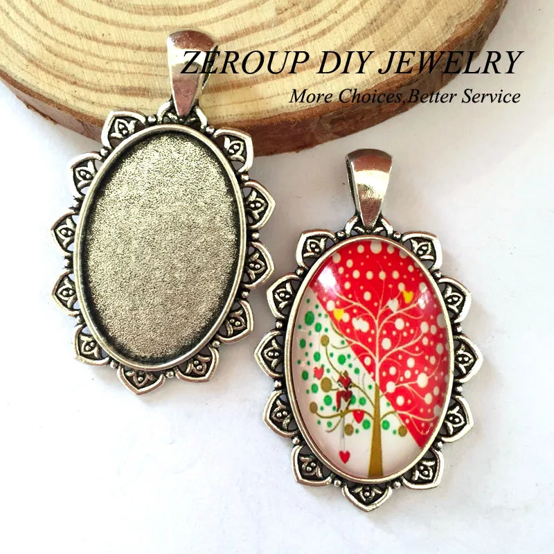 5pcs/lot 20x30mm Necklace Pendant Setting Antique Bronze Silver Color Glass Cabochon Blank Base Supplies for Jewelry T108
5pcs/lot 20x30mm Necklace Pendant Setting Antique Bronze Silver Color Glass Cabochon Blank Base Supplies for Jewelry T108