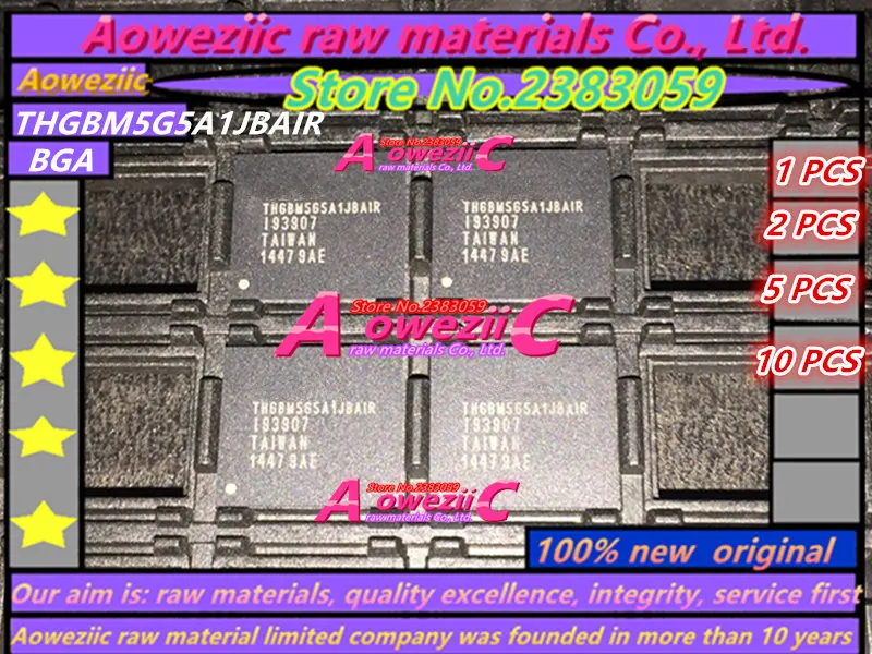 Aoweziic 100% Новый оригинальный THGBM5G5A1JBAIR BGA EMMC память, 4 ГБ чип памяти
Aoweziic 100% Новый оригинальный THGBM5G5A1JBAIR BGA EMMC память, 4 ГБ чип памяти