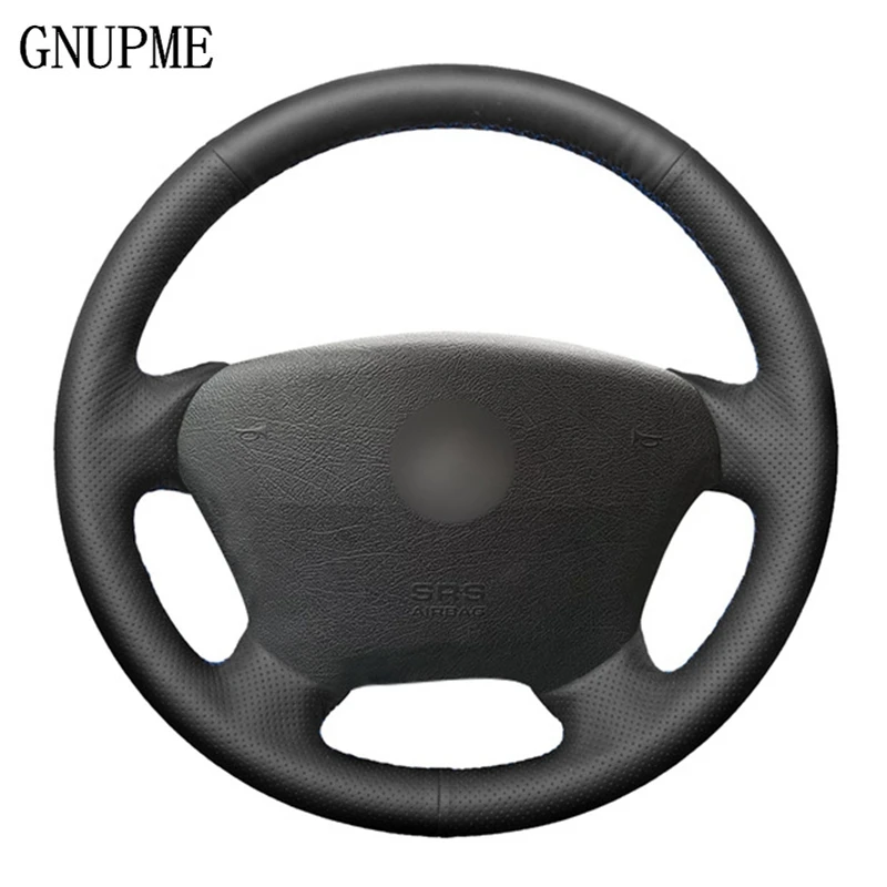 

Black DIY Artificial Leather Car Steering Wheel Cover for Mercedes Benz W163 M-Class ML230 270 320 350 430 500 1997