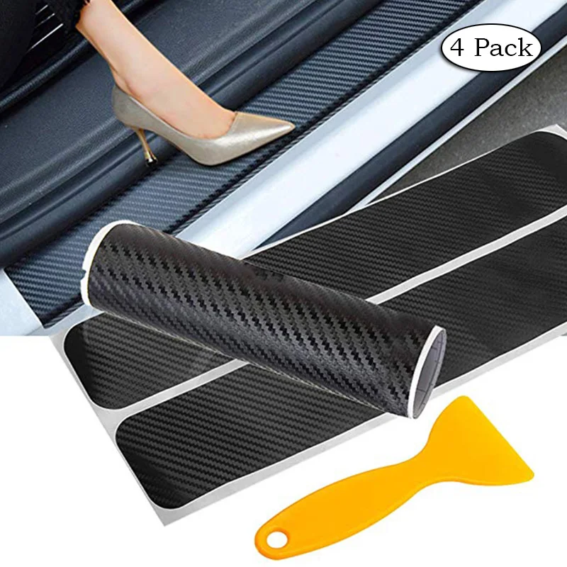 Carbon Fiber Car Door Pedal Stickers 3D Scratch Protector Sill Scuff Threshold Front Rear Bumper Guard Decal Car-styling Protect
Carbon Fiber Car Door Pedal Stickers 3D Scratch Protector Sill Scuff Threshold Front Rear Bumper Guard Decal Car-styling Protect