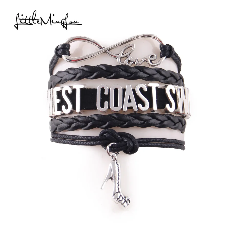 Little MingLou Infinity love West Coast Swing Bracelet dance high heels Charm leather men bracelets & bangles for Women jewelry
Little MingLou Infinity love West Coast Swing Bracelet dance high heels Charm leather men bracelets & bangles for Women jewelry