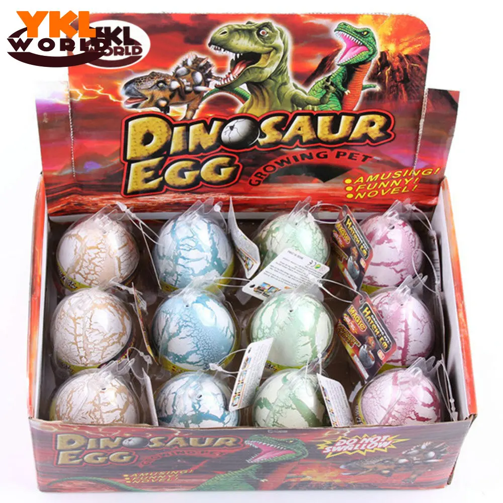 YKLWorld 12pcs/set White Fun Water Hatching Inflation Dinosaur Egg Watercolor Cracks Grow Egg Educational Toys Interest Gift (S8
YKLWorld 12pcs/set White Fun Water Hatching Inflation Dinosaur Egg Watercolor Cracks Grow Egg Educational Toys Interest Gift (S8