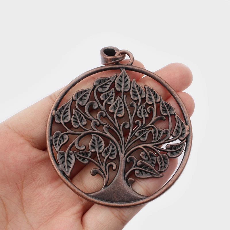 2Pcs Antique Copper Large Tree Charms Pendant For Necklace Jewelry Making 62*80mm
2Pcs Antique Copper Large Tree Charms Pendant For Necklace Jewelry Making 62*80mm