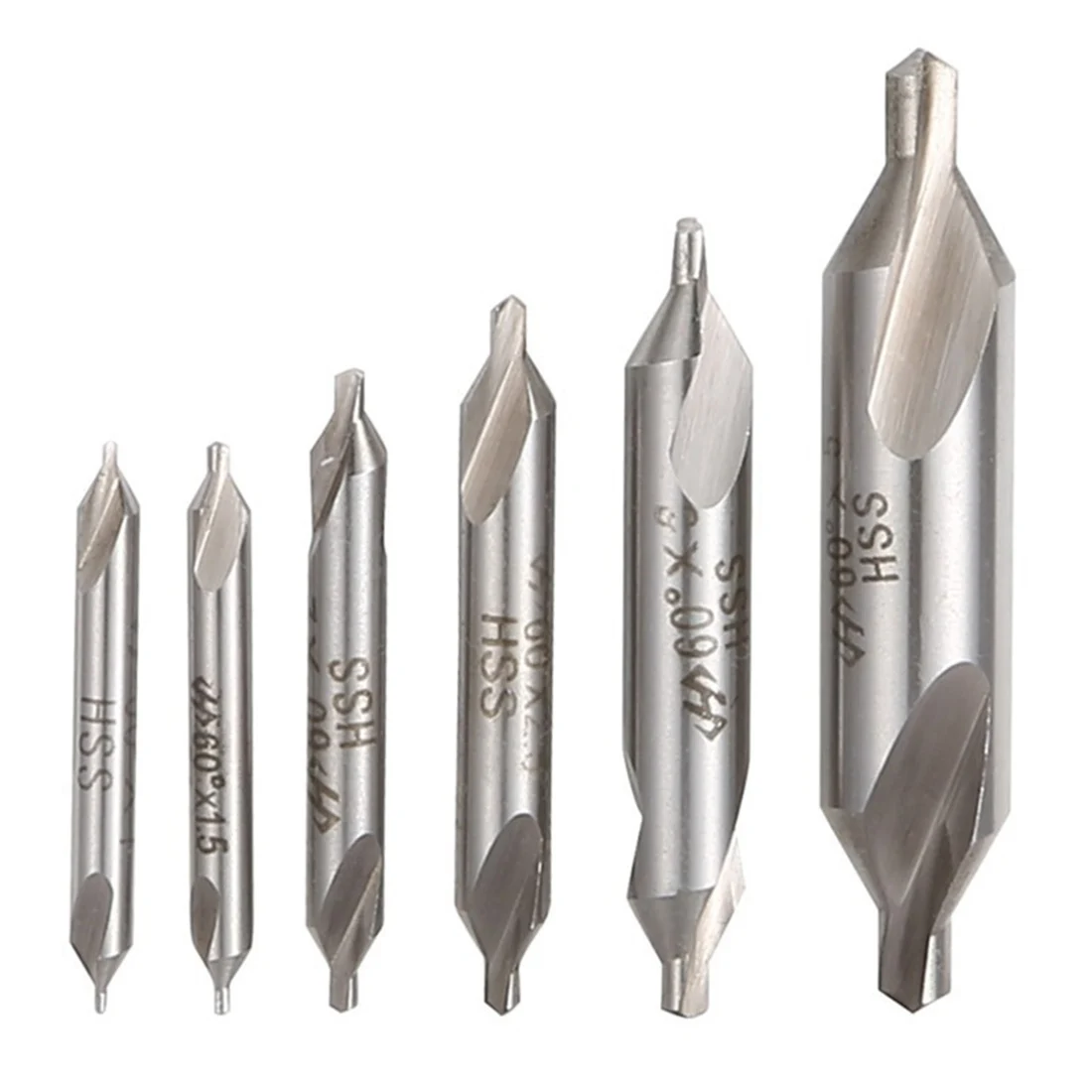 HSS High Speed Steel Center Drill Bits Set Precision Combined Countersinks Kit 60 Degree Angle 1mm 2mm 3mm 5mm For Power Tools
HSS High Speed Steel Center Drill Bits Set Precision Combined Countersinks Kit 60 Degree Angle 1mm 2mm 3mm 5mm For Power Tools