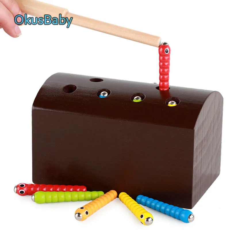 Newest 10Pcs Insects Basic Educational Development Wooden Magnetic Catch Insects Game Toys Kids Children Montessori Toy
Newest 10Pcs Insects Basic Educational Development Wooden Magnetic Catch Insects Game Toys Kids Children Montessori Toy