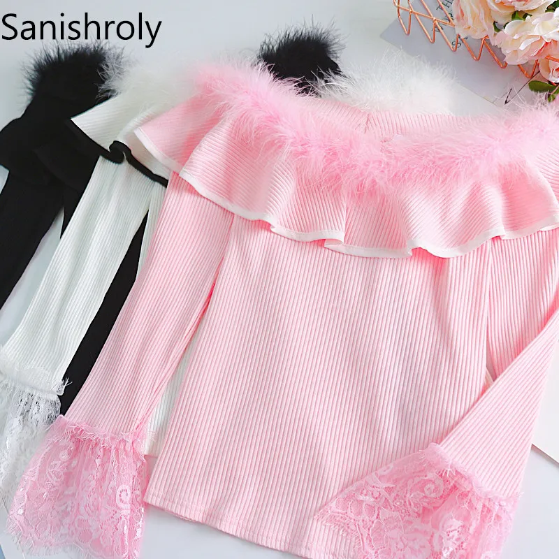 Женская кружевная блузка Sanishroly, короткая блузка с расклешенным рукавом, воротником-лодочкой и оборками, весна-осень 2018, SE326
Женская кружевная блузка Sanishroly, короткая блузка с расклешенным рукавом, воротником-лодочкой и оборками, весна-осень 2018, SE326
