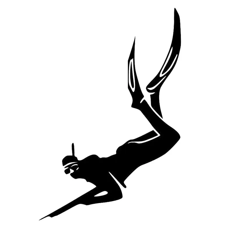 12.5cm*18.2cm Creative Fashion Diving Vinyl Car Stickers Accessories Black Silver S2-0518
12.5cm*18.2cm Creative Fashion Diving Vinyl Car Stickers Accessories Black Silver S2-0518