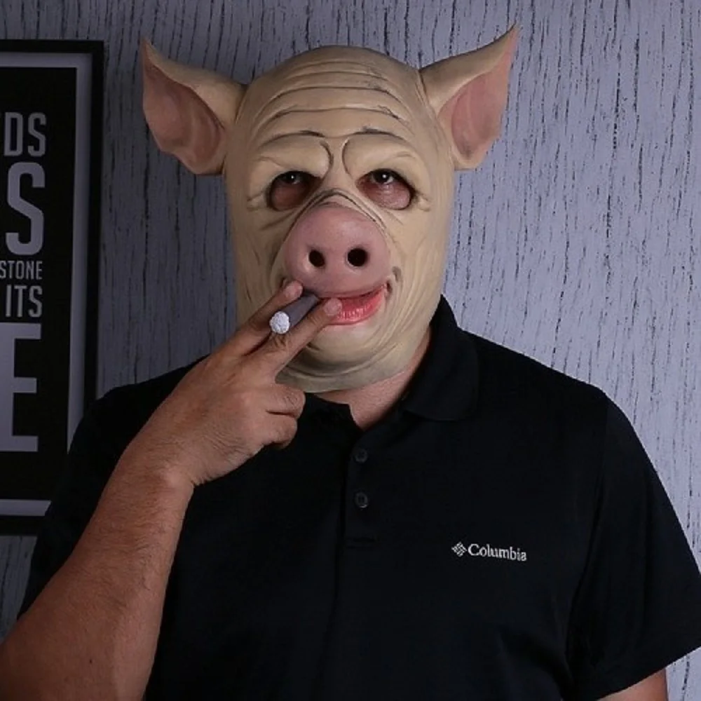 Game H1Z1 King of the Killing Cigar Pig Cosplay Head Mask Full Latex Adult Unisex Halloween Party Fancy Dress Sphere
Game H1Z1 King of the Killing Cigar Pig Cosplay Head Mask Full Latex Adult Unisex Halloween Party Fancy Dress Sphere