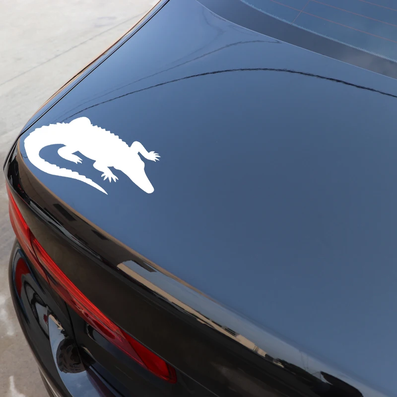 YJZT 16.8CM*10.5CM Crocodile Cartoon Car Sticker Decor Car Trunk Vinyl Decal Black/Silver C4-1222
YJZT 16.8CM*10.5CM Crocodile Cartoon Car Sticker Decor Car Trunk Vinyl Decal Black/Silver C4-1222