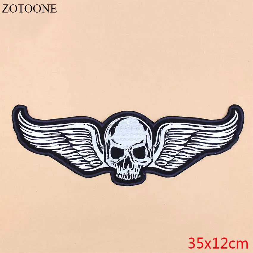 ZOTOONE Large Animals Eagle Skull Biker Punk Patch For Jacket Cartoon Iron On Patches For Clothing Applique Embroidered BadgeA1
ZOTOONE Large Animals Eagle Skull Biker Punk Patch For Jacket Cartoon Iron On Patches For Clothing Applique Embroidered BadgeA1