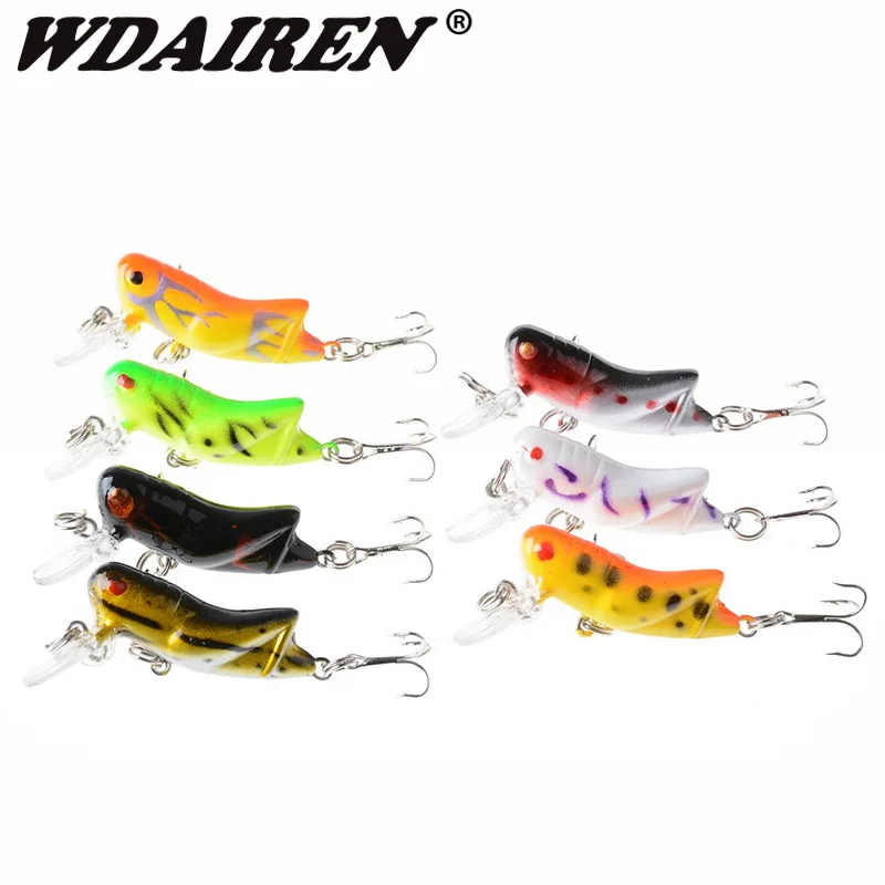 WDAIREN 1Pcs Flying Jig Wobbler Lure Hard Lure Bait 4.5cm 3g Artificial Bait Grasshopper Insects Sea Fishing Tackle Pesca WD-078
WDAIREN 1Pcs Flying Jig Wobbler Lure Hard Lure Bait 4.5cm 3g Artificial Bait Grasshopper Insects Sea Fishing Tackle Pesca WD-078