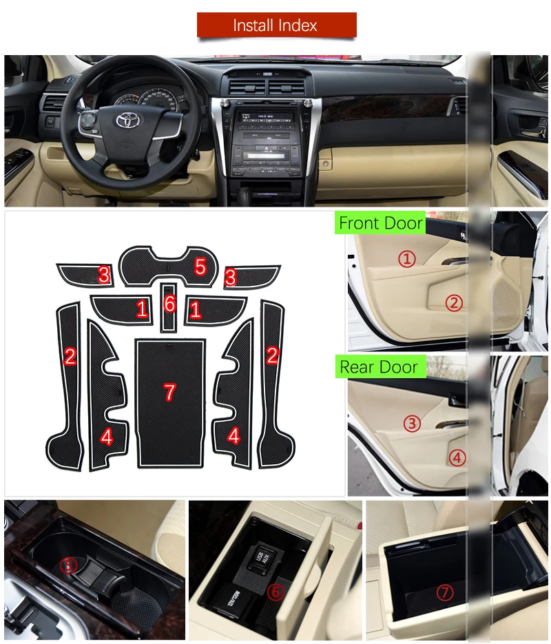 Car Door Groove Mat For Toyota Corolla 2007-2013 E140 E150 Gate Slot Mat Rubber Anti-Slip Mat Red White
Car Door Groove Mat For Toyota Corolla 2007-2013 E140 E150 Gate Slot Mat Rubber Anti-Slip Mat Red White