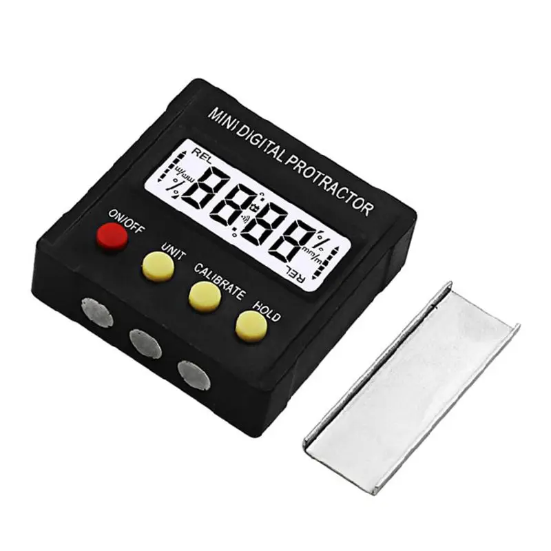 Mini Electronic Digital Display Magnetic Digital Inclinometer Protractor Slope Level Measuring Instrument
Mini Electronic Digital Display Magnetic Digital Inclinometer Protractor Slope Level Measuring Instrument