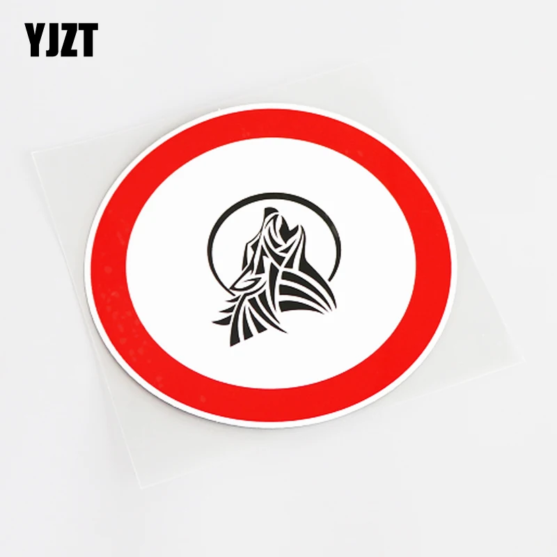 YJZT 12.4CM*12.4CM Personality Tribal Wolf Warning Pattern PVC Car Sticker Decal Graphical 13-0782
YJZT 12.4CM*12.4CM Personality Tribal Wolf Warning Pattern PVC Car Sticker Decal Graphical 13-0782