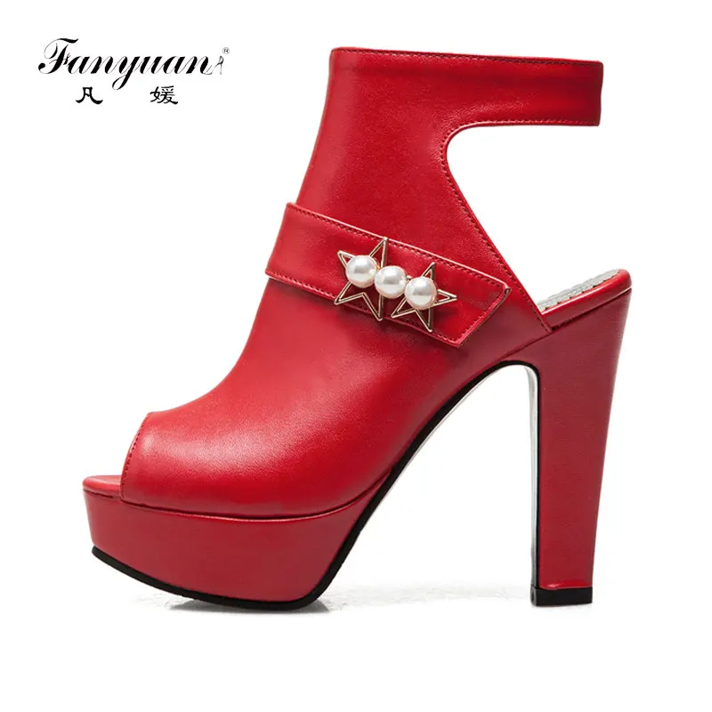 Fanyuan Fashion Gladiator Sandals Women Chic Pearl Female's Summer Footwear Zipper Platform Shoes Pumps Ladies Extreme High Heel
Fanyuan Fashion Gladiator Sandals Women Chic Pearl Female's Summer Footwear Zipper Platform Shoes Pumps Ladies Extreme High Heel