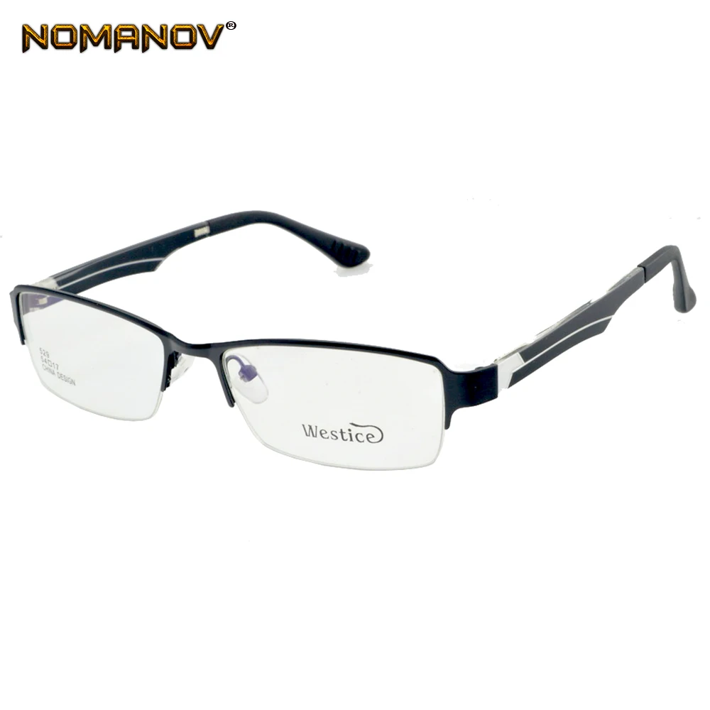Nomanov = Half-rim Alloy Frame Eyeglasses Custom Made Prescription Myopia / Reading Optical Or Photochromic Gray Brown Lenses
Nomanov = Half-rim Alloy Frame Eyeglasses Custom Made Prescription Myopia / Reading Optical Or Photochromic Gray Brown Lenses