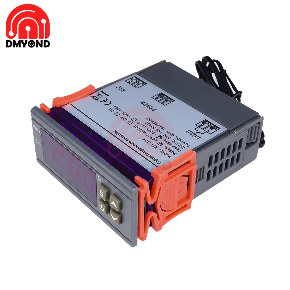 AC 110 V 220 V 12 V 24 V Цифровой термостат Температура Управление; регулятор инкубатор Отопление охлаждения Управление NTC сенсор метр
AC 110 V 220 V 12 V 24 V Цифровой термостат Температура Управление; регулятор инкубатор Отопление охлаждения Управление NTC сенсор метр