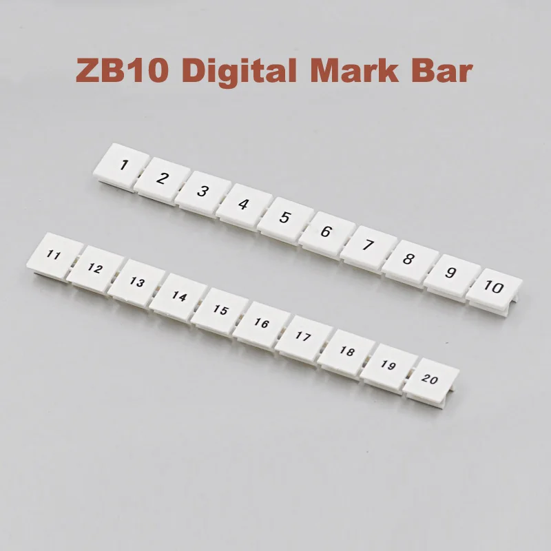 Digital Marker Strip ZB10 For Din Rail Terminal Block UK-10N Bornier Mark Bar Morsettiera Marking Label
Digital Marker Strip ZB10 For Din Rail Terminal Block UK-10N Bornier Mark Bar Morsettiera Marking Label