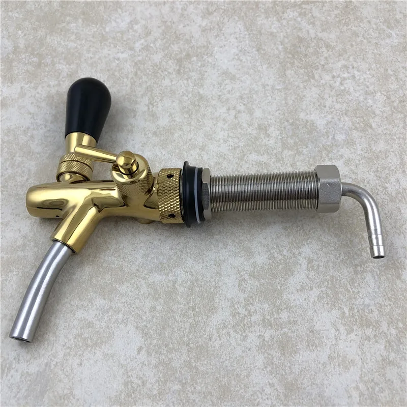 Homebrew Kegging Adjustable Beer Tap Faucet with 100mm Long Shank Tap Kit gold Plating making Bar Keg Dispenser Tap
Homebrew Kegging Adjustable Beer Tap Faucet with 100mm Long Shank Tap Kit gold Plating making Bar Keg Dispenser Tap