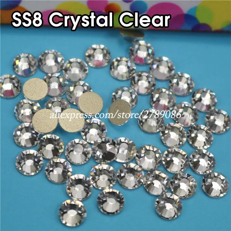 1440pcs/lot ss8 (2.3~2.5mm) Crystal Clear Rhinestone for Nail Art Flat Back Non Hotfix Glue on Nails Art Stones
1440pcs/lot ss8 (2.3~2.5mm) Crystal Clear Rhinestone for Nail Art Flat Back Non Hotfix Glue on Nails Art Stones