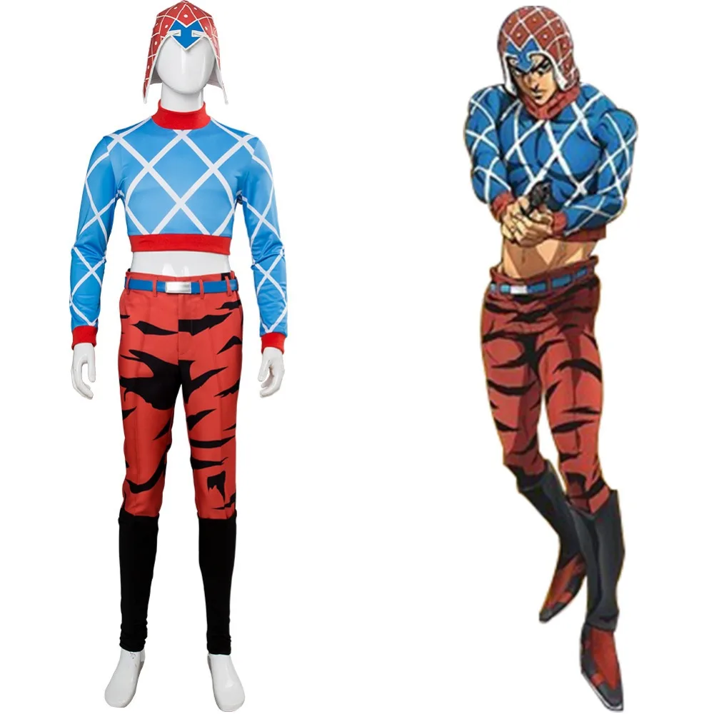 JoJo's Bizarre Adventure: Golden Wind Guido Mista Cosplay Costume Suit Adult Halloween Carnival Costumes Full Suit Custom Made
JoJo's Bizarre Adventure: Golden Wind Guido Mista Cosplay Costume Suit Adult Halloween Carnival Costumes Full Suit Custom Made