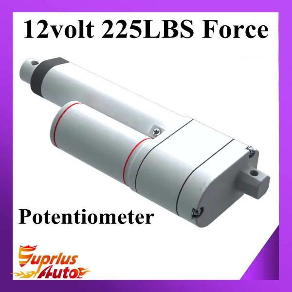 1inch/ 25mm Stroke Position Feeback Linear Actuator With Potentiometer,12/24V DC 225lbs Load Capacity
1inch/ 25mm Stroke Position Feeback Linear Actuator With Potentiometer,12/24V DC 225lbs Load Capacity