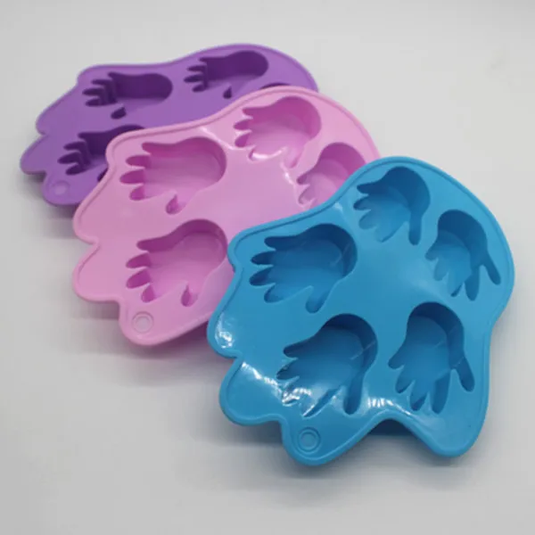 1pcs New style 5-Holes Palms Shaped Green Good Quality 100% Food Grade Silicone Cake/Jelly/Pudding/Ice/Candy DIY Mold
1pcs New style 5-Holes Palms Shaped Green Good Quality 100% Food Grade Silicone Cake/Jelly/Pudding/Ice/Candy DIY Mold