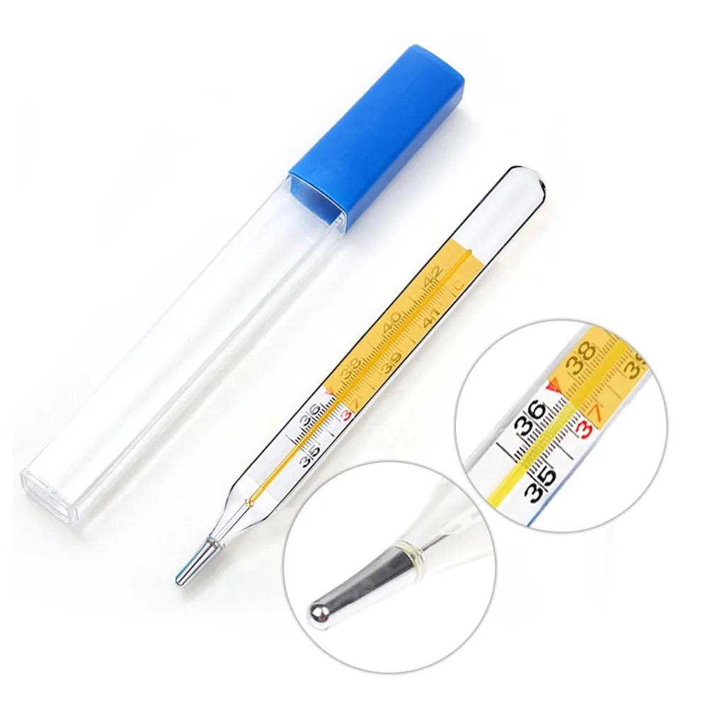 48Pcs Classic Medical Level Mercury Thermometer Glass Clinical Mercurial Thermometer For Boby Temperature Measuring For Healthy
48Pcs Classic Medical Level Mercury Thermometer Glass Clinical Mercurial Thermometer For Boby Temperature Measuring For Healthy