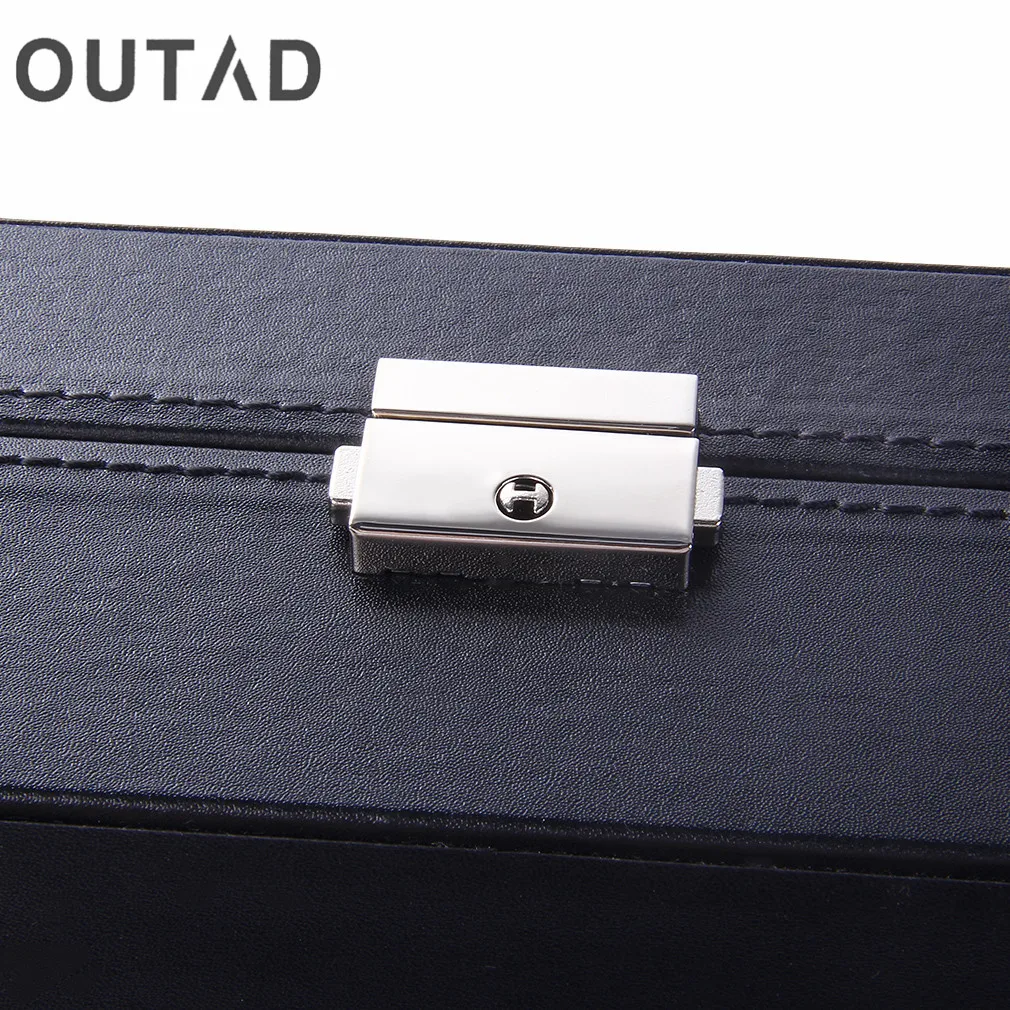 OUTAD 2 In One 8 Grids+3 Mixed Grids PU Leather Watch Case Storage Organizer Box Luxury Jewelry Ring Display Watch Boxes Black
OUTAD 2 In One 8 Grids+3 Mixed Grids PU Leather Watch Case Storage Organizer Box Luxury Jewelry Ring Display Watch Boxes Black