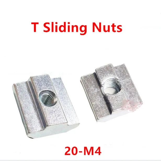 100pcs 20-M4 T Sliding nuts Block M4 square nut carbon steel zinc plated for 2020 series slot 6 aluminum profile accessories
100pcs 20-M4 T Sliding nuts Block M4 square nut carbon steel zinc plated for 2020 series slot 6 aluminum profile accessories