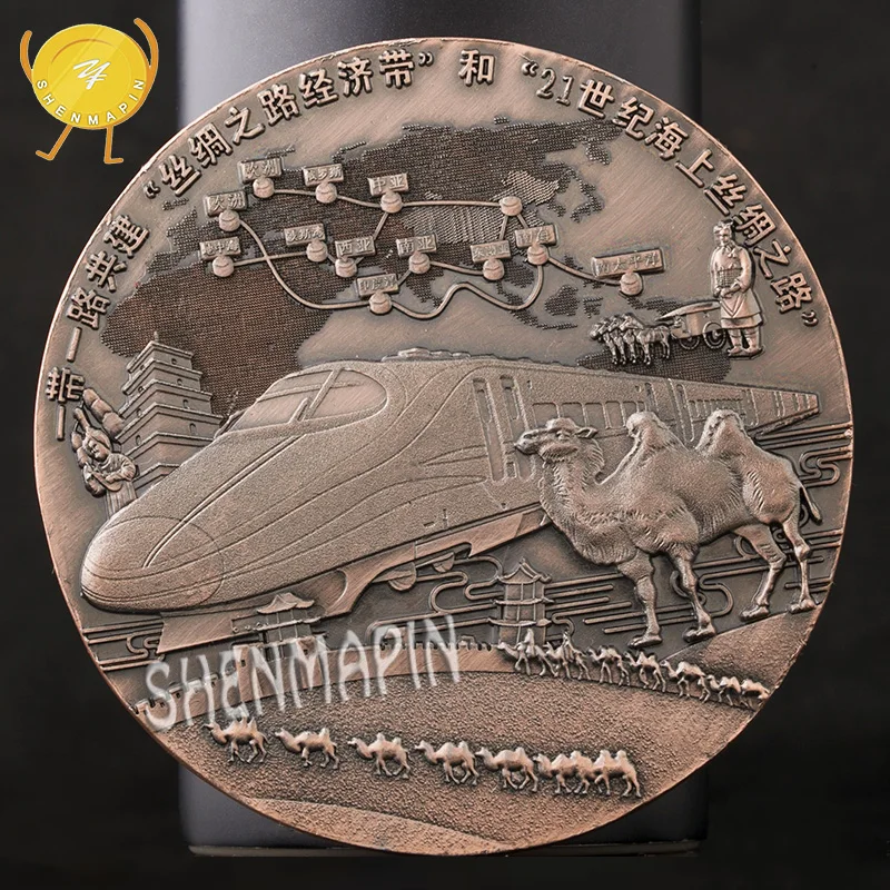 China's 21st Century Maritime Belt and Road Silk Road Commemorative Coin Chinese Culture Art Coins Collectibles Home Decorations
China's 21st Century Maritime Belt and Road Silk Road Commemorative Coin Chinese Culture Art Coins Collectibles Home Decorations