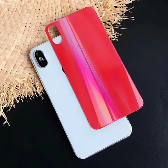 3D Голограмма задняя пленка из закаленного стекла для IPhone X XS MAX XR 8 7 6 S Plus
