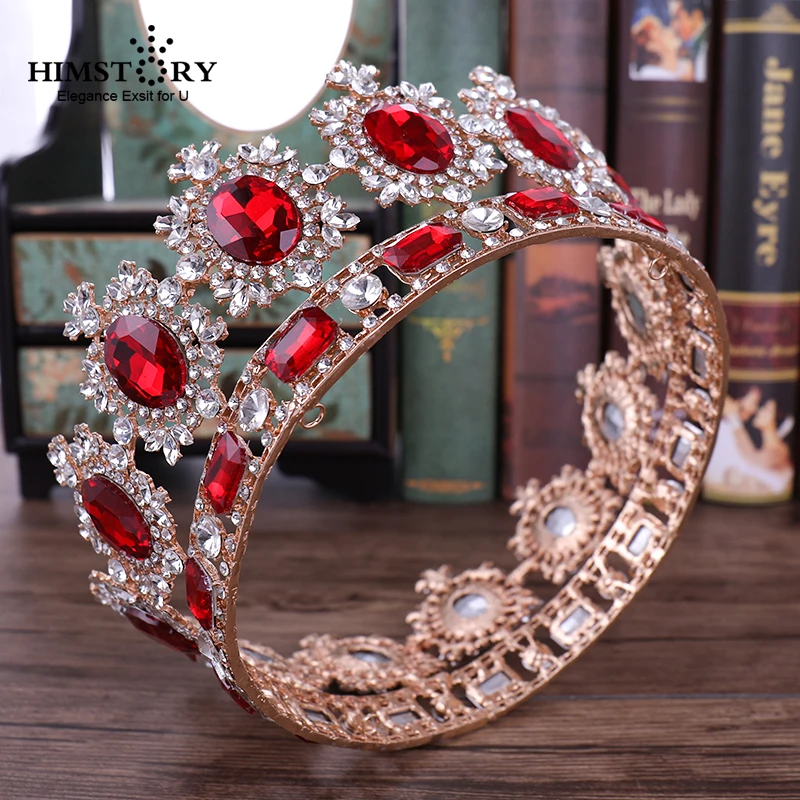 Himstory Large Queen King Pageant Crown for Wedding Tiaras Crowns Big Crystal Rhinestone Diadem Bridal Headdress Hair Jewelry
Himstory Large Queen King Pageant Crown for Wedding Tiaras Crowns Big Crystal Rhinestone Diadem Bridal Headdress Hair Jewelry