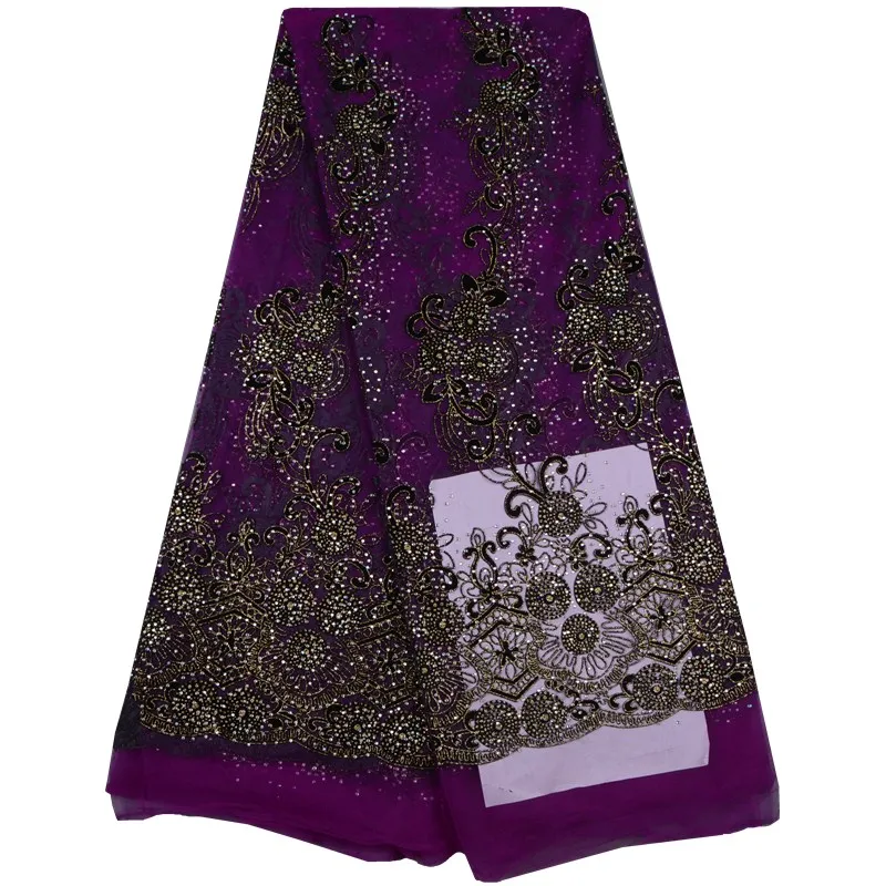 Latest Fashion Nigerian French Lace Fabric Fashion African Tulle Mesh Fabric For Wedding African Lace Material With Stones A697
Latest Fashion Nigerian French Lace Fabric Fashion African Tulle Mesh Fabric For Wedding African Lace Material With Stones A697