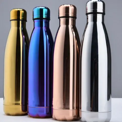 Stainless Steel Vacuum Insulated Water Bottle Double Wall Thermos Hot/Cold 500ML
Stainless Steel Vacuum Insulated Water Bottle Double Wall Thermos Hot/Cold 500ML