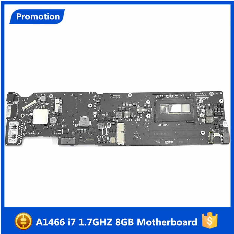 Tested A1466 i7 1.7 GHz 8GB 8G Motherboard for MacBook Air 13.3" 2013 2014 Year 1466 Logic Board 820-3437-B 820-3437 MD761
Tested A1466 i7 1.7 GHz 8GB 8G Motherboard for MacBook Air 13.3" 2013 2014 Year 1466 Logic Board 820-3437-B 820-3437 MD761