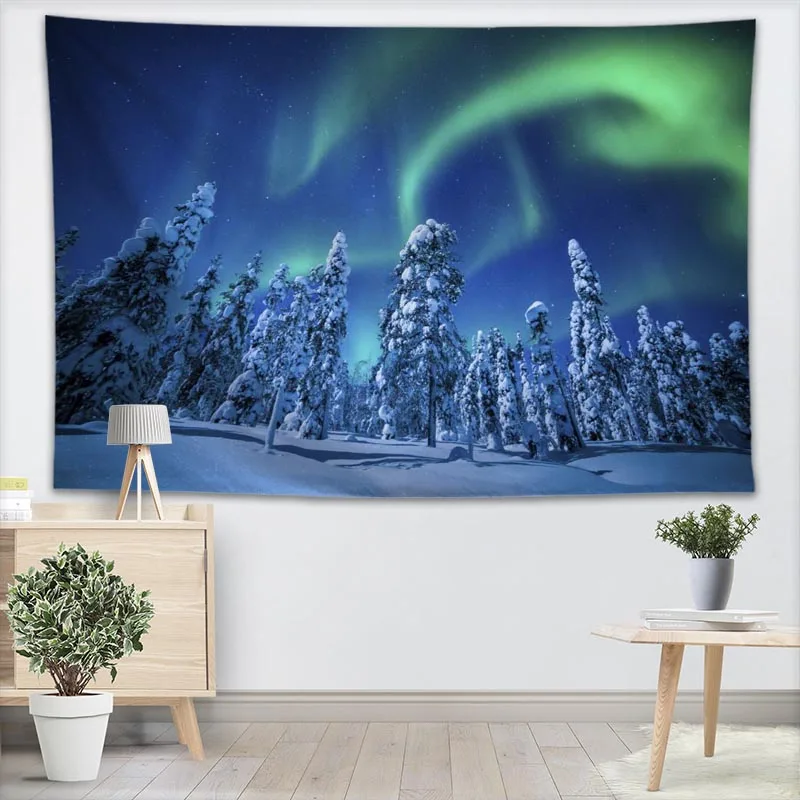 Aurora Custom Wall Tapestry Home Decorations Wall Hanging Forest Tapestries Home Birthday Party Decoration 140x250CM
Aurora Custom Wall Tapestry Home Decorations Wall Hanging Forest Tapestries Home Birthday Party Decoration 140x250CM