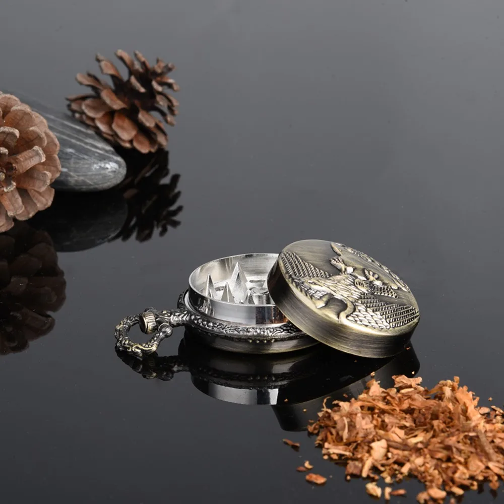 Eagle Pocket Watch-shaped Herbaceous Plant Grinder Crusher Tobacco Grinder Herbs Grinder
Eagle Pocket Watch-shaped Herbaceous Plant Grinder Crusher Tobacco Grinder Herbs Grinder