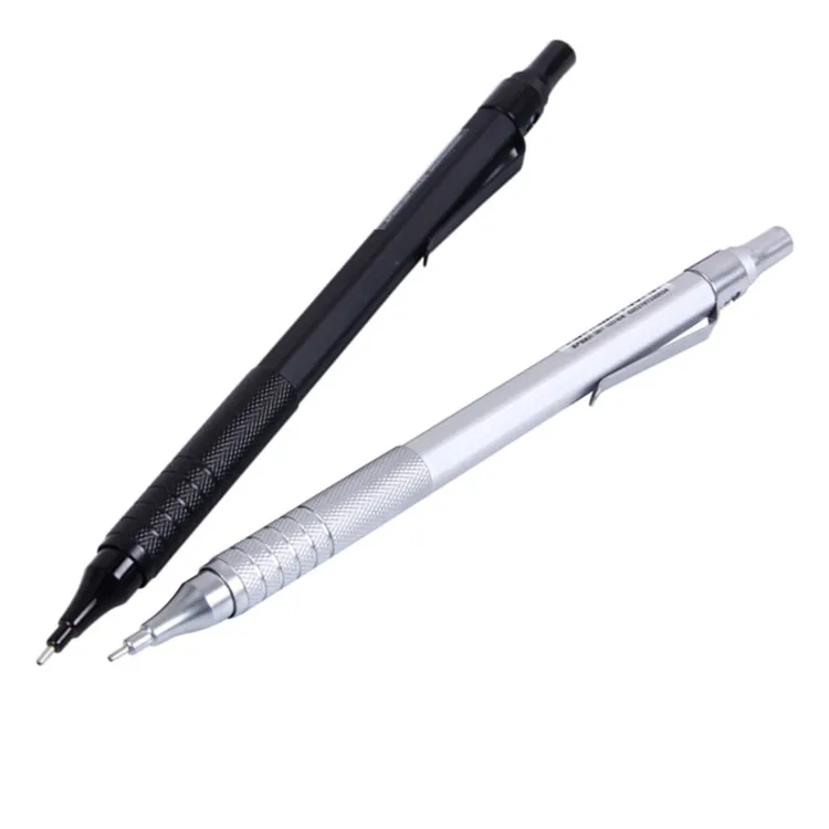 Automatic Drafting Pencil, 0.5mm Lead Size, Metallic Black Sliver Barrel Mechanical Pencil 1 Piece
Automatic Drafting Pencil, 0.5mm Lead Size, Metallic Black Sliver Barrel Mechanical Pencil 1 Piece