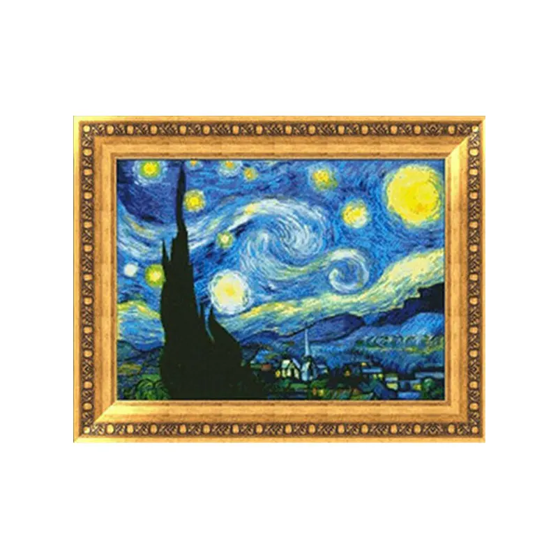 Golden panno,Needlework,DIY DMC Cross stitch,Sets For Embroidery kit 11ct printed cotton thread Van Gogh Cross-Stitching
Golden panno,Needlework,DIY DMC Cross stitch,Sets For Embroidery kit 11ct printed cotton thread Van Gogh Cross-Stitching