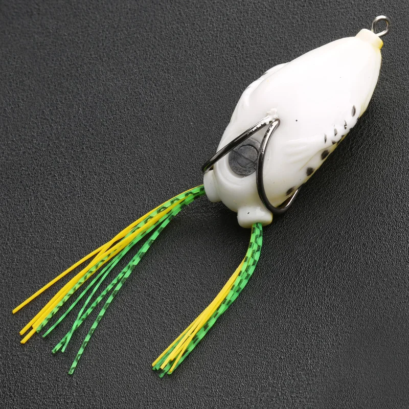 DONQL 4Pcs Frog Lure Fishing Lures Treble Hooks Artificial Minnow Crank Strong Soft Bait Kit | Спорт и развлечения
