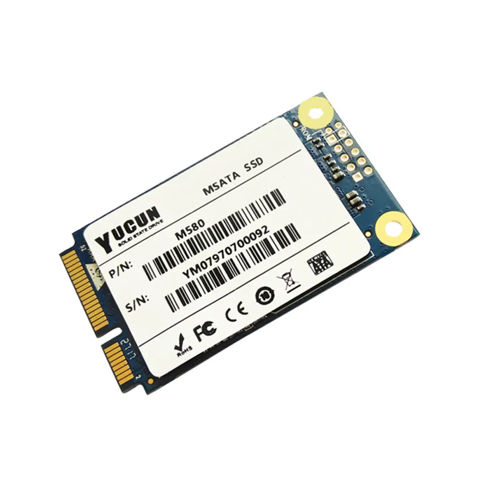 YUCUN MSATA SSD 16GB Внутренний твердотельный накопитель PCIE для планшетных ПК