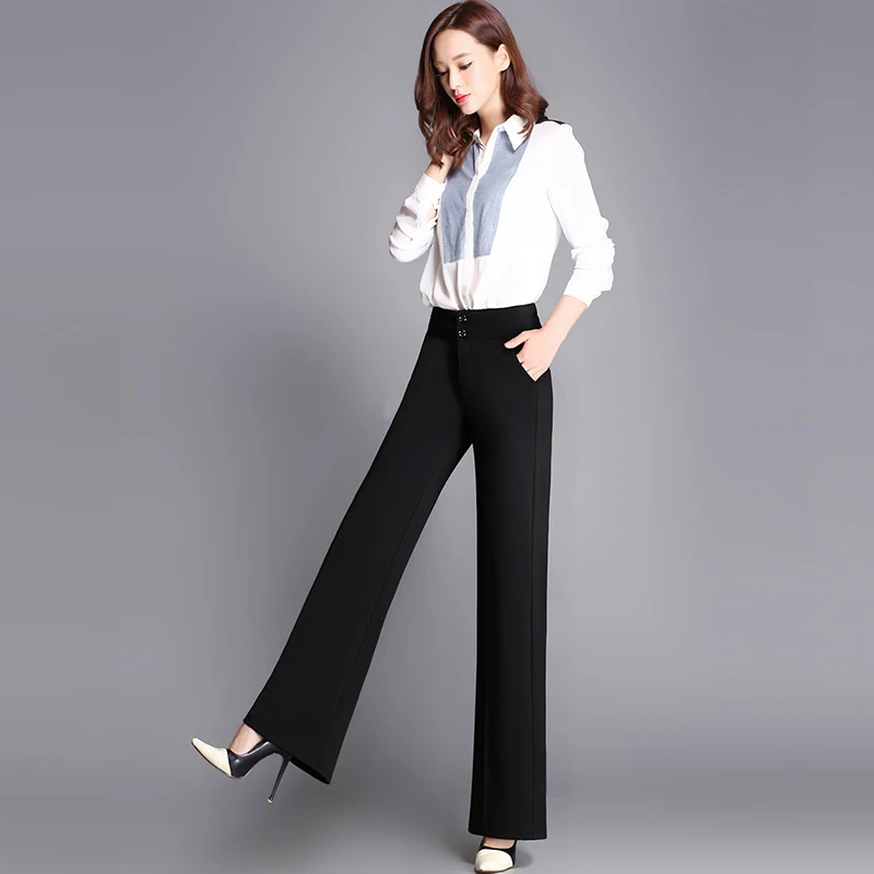 New 2018 autumn winter Wide Leg Pants Women Loose Trousers Women 2018 High Waist solid full Pants RE0815
New 2018 autumn winter Wide Leg Pants Women Loose Trousers Women 2018 High Waist solid full Pants RE0815