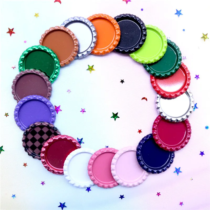 200Pcs Both Side Colored Flattened Bottle Caps for Crafts Jewelry Pendants Necklace Metal Beer Bottle Caps Without Hole
200Pcs Both Side Colored Flattened Bottle Caps for Crafts Jewelry Pendants Necklace Metal Beer Bottle Caps Without Hole