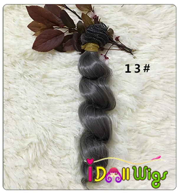 White Pink Green Grey Deep Spiral Curly Wavy Hair Extensions for DIY BJD/SD/Blyth/American Doll
White Pink Green Grey Deep Spiral Curly Wavy Hair Extensions for DIY BJD/SD/Blyth/American Doll
