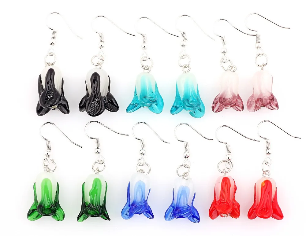 QianBei Wholesale Fashion 6Pairs Handmade Murano Lampwork Glass Mix Color Women's Cabbage Earrings Female Jewelry
QianBei Wholesale Fashion 6Pairs Handmade Murano Lampwork Glass Mix Color Women's Cabbage Earrings Female Jewelry