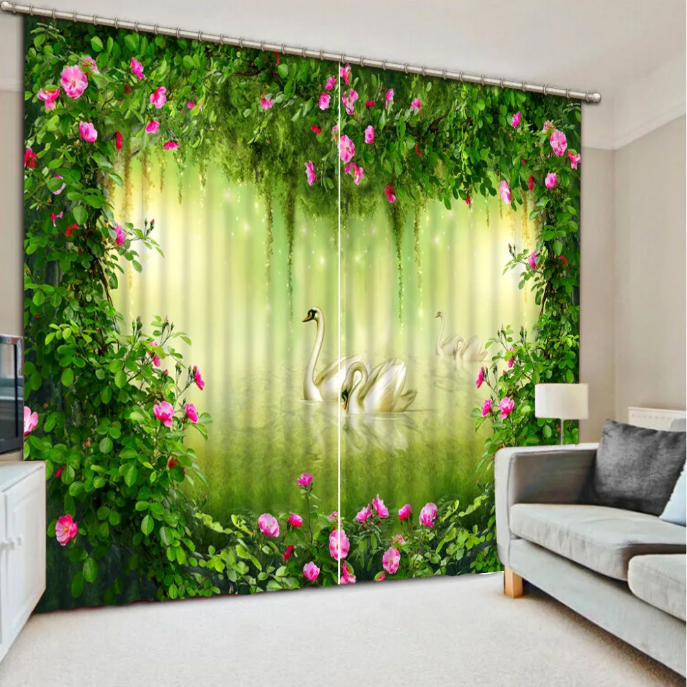 Fashion Catoon Modern customize buyer size spring scenery Curtain window room Home Decoration
Fashion Catoon Modern customize buyer size spring scenery Curtain window room Home Decoration
