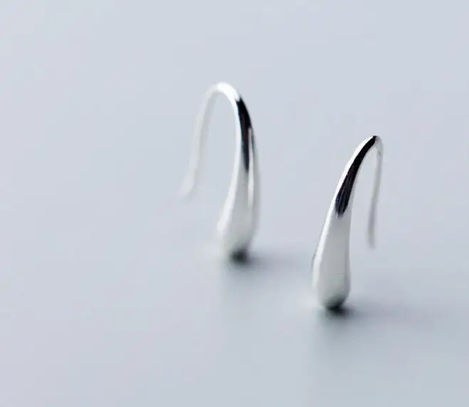 Real. 925 Sterling Silver jewelry Glossy Smooth Waterdrop Tears dangle hook earrings Women's GTLE2674
Real. 925 Sterling Silver jewelry Glossy Smooth Waterdrop Tears dangle hook earrings Women's GTLE2674